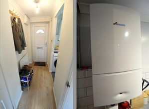 Hallway and Boiler- click for photo gallery